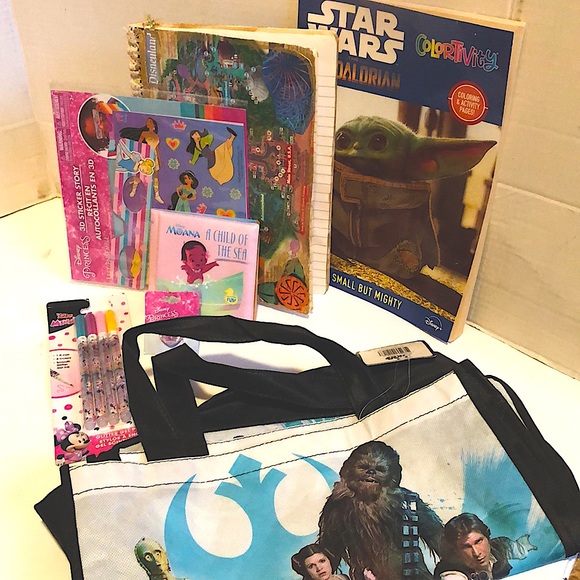 Disney Other - 🔴Disney item bundle 4less Star Wars, Gro Gru, princesse, Minnie glitter p…